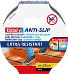 Tesa anti-slip tape, ft 5 m x 25 mm, zwart Tesa anti-slip tape, ft 5 m x 25 mm, zwart
