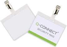 Q-CONNECT badge met clip 90 x 60 mm Q-CONNECT badge met clip 90 x 60 mm