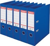 Esselte ordner Power N°1, rug van 7,5 cm, blauw, pak van 5 stuks Esselte ordner Power N°1, rug van 7,5 cm, blauw, pak van 5 stuks