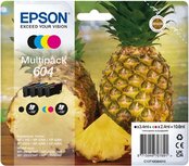 Epson inktcartridge 604, 130 - 150 pagina's, OEM C13T10G64010, 4 kleuren Epson inktcartridge 604, 130 - 150 pagina's, OEM C13T10G64010, 4 kleuren