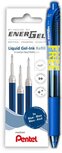Pentel vulling Energel, 0,7 mm, blauw, 3 stuks + roller (GRATIS) Pentel vulling Energel, 0,7 mm, blauw, 3 stuks + roller (GRATIS)