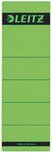 Leitz rugetiketten, zelfklevend, ft 6,1 x 19,1 cm, pak van 10 stuks, groen Leitz rugetiketten, zelfklevend, ft 6,1 x 19,1 cm, pak van 10 stuks, groen