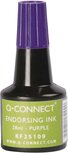 Q-CONNECT stempelinkt, flesje van 28 ml, violet Q-CONNECT stempelinkt, flesje van 28 ml, violet