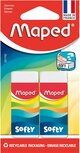 Maped potloodgom Softy medium formaat, blister met 2 stuks Maped potloodgom Softy medium formaat, blister met 2 stuks