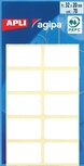 Agipa witte etiketten in etui ft 20 x 32 mm (b x h), 70 stuks, 10 per blad Agipa witte etiketten in etui ft 20 x 32 mm (b x h), 70 stuks, 10 per blad