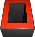 V-Part top voor modulaire afvalbak 60 l, rood V-Part top voor modulaire afvalbak 60 l, rood
