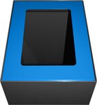 V-Part top voor modulaire afvalbak 60 l, blauw V-Part top voor modulaire afvalbak 60 l, blauw