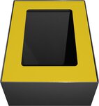 V-Part top voor modulaire afvalbak 60 l, geel V-Part top voor modulaire afvalbak 60 l, geel
