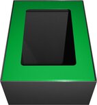 V-Part top voor modulaire afvalbak 60 l, groen V-Part top voor modulaire afvalbak 60 l, groen