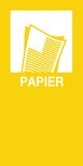 V-Part magneetsticker PAPIER, geel V-Part magneetsticker PAPIER, geel