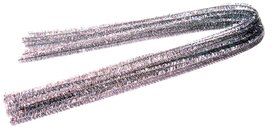 Bouhon chenilledraad zilver, pak van 10 stuks Bouhon chenilledraad zilver, pak van 10 stuks