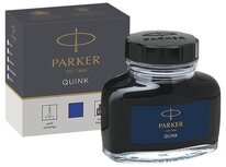 Parker Quink inktpot permanent blauw Parker Quink inktpot permanent blauw