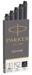 Parker Quink inktpatronen zwart, doos met 5 stuks Parker Quink inktpatronen zwart, doos met 5 stuks