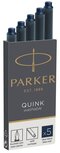 Parker Quink inktpatronen blauw-zwart, doos met 5 stuks Parker Quink inktpatronen blauw-zwart, doos met 5 stuks