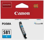 Canon inktcartridge CLI-581C, 250 foto's, OEM 2103C001, cyaan Canon inktcartridge CLI-581C, 250 foto's, OEM 2103C001, cyaan