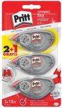 Pritt correctieroller Compact Flex 6 mm x 10 m, blister 2 + 1 gratis Pritt correctieroller Compact Flex 6 mm x 10 m, blister 2 + 1 gratis