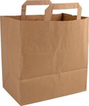 Papieren zak, ft 32 x 22 x 28 cm, bruin Papieren zak, ft 32 x 22 x 28 cm, bruin