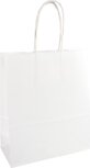 Papieren zak, ft 22 x 10 x 31 cm, wit Papieren zak, ft 22 x 10 x 31 cm, wit