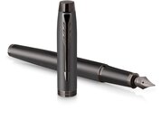 Parker IM Monochrome Titanium vulpen, fijn, giftbox Parker IM Monochrome Titanium vulpen, fijn, giftbox