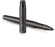 Parker IM Monochrome Titanium gelroller, fijn, giftbox Parker IM Monochrome Titanium gelroller, fijn, giftbox