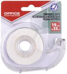 OFFICE products plakband, 19 mm x 33m, transparant, blister met 1 afroller met 1 rolletje OFFICE products plakband, 19 mm x 33m, transparant, blister met 1 afroller met 1 rolletje