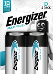 Energizer batterijen Max Plus D, blister van 2 stuks Energizer batterijen Max Plus D, blister van 2 stuks