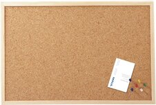 MAUL prikbord kurk met houten frame 40 x 30cm MAUL prikbord kurk met houten frame 40 x 30cm