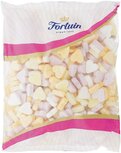 Fortuin Vruchtenhartjes snoepgoed, zak van 1 kg Fortuin Vruchtenhartjes snoepgoed, zak van 1 kg