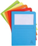 Exacompta L-map Super met balg, voor ft A4, pak van 50 stuks, geassorteerde kleuren Exacompta L-map Super met balg, voor ft A4, pak van 50 stuks, geassorteerde kleuren