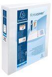 Exacompta Personaliseerbare ringmap Kreacover 4 ringen van 50 mm, rug van 7 cm, wit Exacompta Personaliseerbare ringmap Kreacover 4 ringen van 50 mm, rug van 7 cm, wit