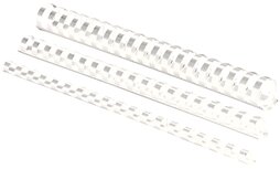 Fellowes bindruggen, pak van 100 stuks, 6 mm, wit Fellowes bindruggen, pak van 100 stuks, 6 mm, wit