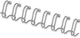Fellowes draadruggen, doos van 100 stuks, 8 mm, zilver Fellowes draadruggen, doos van 100 stuks, 8 mm, zilver