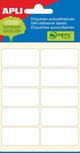 Apli witte etiketten ft 19 x 40 mm (b x h), 60 stuks, 10 per blad (2676) Apli witte etiketten ft 19 x 40 mm (b x h), 60 stuks, 10 per blad (2676)