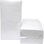 Servetten, ft 33 x 33 cm, 1-laags, wit, pak van 9 x 500 stuks Servetten, ft 33 x 33 cm, 1-laags, wit, pak van 9 x 500 stuks