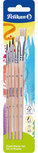 Pelikan penselenset , blister van 5 stuks, S613F in nr 6 en 10 en S24 in nr 2, 4 en 6 Pelikan penselenset , blister van 5 stuks, S613F in nr 6 en 10 en S24 in nr 2, 4 en 6