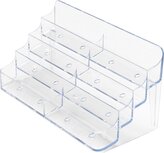 Deflecto visitekaartenhouder 2 x 4 opbergvakken, transparant Deflecto visitekaartenhouder 2 x 4 opbergvakken, transparant