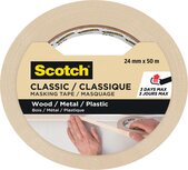 Scotch classic afplaktape, ft 24 mm x 50 m Scotch classic afplaktape, ft 24 mm x 50 m