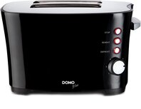 Domo Broodrooster B-Smart, voor 2 sneden brood, zwart Domo Broodrooster B-Smart, voor 2 sneden brood, zwart