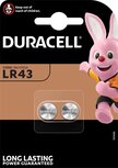 Duracell knoopcel Electronics LR43, blister van 2 stuks Duracell knoopcel Electronics LR43, blister van 2 stuks