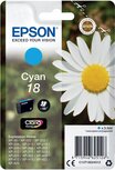 Epson inktcartridge 18, 180 pagina's, OEM C13T18024012, cyaan Epson inktcartridge 18, 180 pagina's, OEM C13T18024012, cyaan
