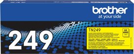 Brother toner, 4.000 pagina's, OEM TN-249Y, geel Brother toner, 4.000 pagina's, OEM TN-249Y, geel