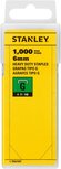 Stanley nietjes type G, 6 mm, doos van 1.000 nietjes Stanley nietjes type G, 6 mm, doos van 1.000 nietjes
