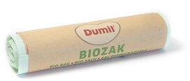 Dumil bio vuilniszak voor GFT, 16 micron, 20 l, rol van 8 stuks, groen Dumil bio vuilniszak voor GFT, 16 micron, 20 l, rol van 8 stuks, groen