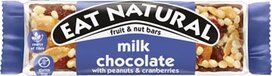 Eat Natural reep, fruit - noot - melkchocolade, 40g Eat Natural reep, fruit - noot - melkchocolade, 40g