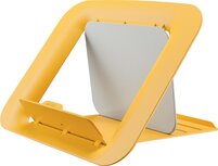 Leitz Ergo Cosy laptopstandaard, 80 % gerecycleerd kunststof, geel Leitz Ergo Cosy laptopstandaard, 80 % gerecycleerd kunststof, geel