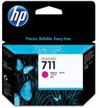 HP inktcartridge 711, 29 ml, OEM CZ131A, magenta HP inktcartridge 711, 29 ml, OEM CZ131A, magenta