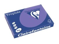 Clairefontaine Trophée Intens, gekleurd papier, A3, 80 g, 500 vel, violet Clairefontaine Trophée Intens, gekleurd papier, A3, 80 g, 500 vel, violet