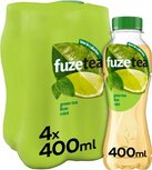 Fuze Tea frisdrank, niet-bruisend, fles van 40 cl, pak van 24 stuks, limoen munt Fuze Tea frisdrank, niet-bruisend, fles van 40 cl, pak van 24 stuks, limoen munt