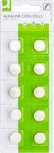 Q-CONNECT knoopcel, alkaline, LR54, blister van 10 stuks Q-CONNECT knoopcel, alkaline, LR54, blister van 10 stuks