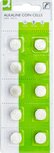 Q-CONNECT knoopcel, alkaline, LR44, blister van 10 stuks Q-CONNECT knoopcel, alkaline, LR44, blister van 10 stuks